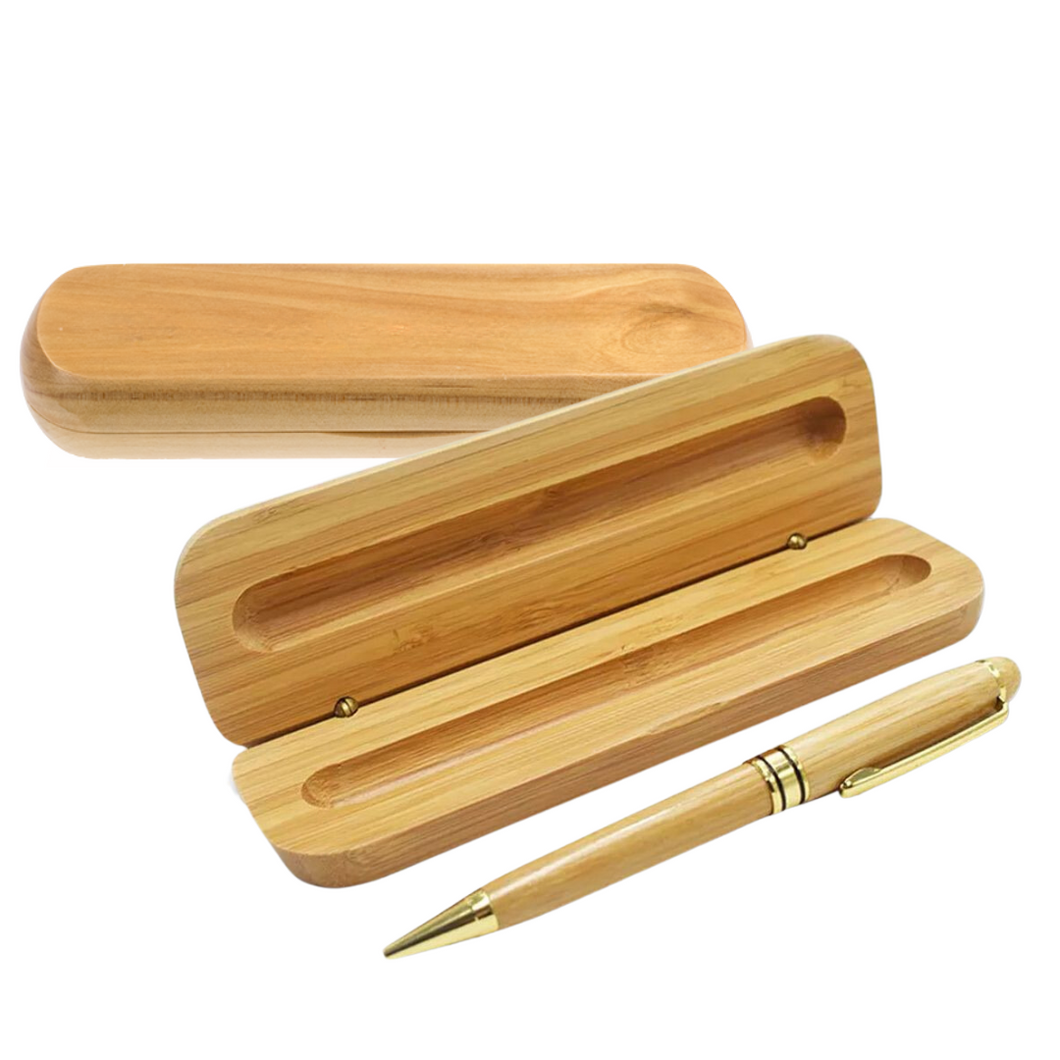 Bamboo Pen with Case