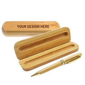 Bamboo Pen with Case