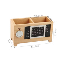Load image into Gallery viewer, Solid Wood Multifunctional Pen Holder
