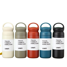 Load image into Gallery viewer, Stainless Steel Travel Tumbler Mug Flask w/ Handle 350mL
