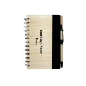 Eco Notebook and Pen with Sticky Notes