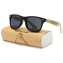 Load image into Gallery viewer, Bamboo Glasses With Wood Case
