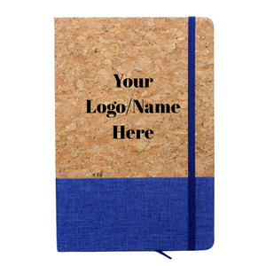 Eco Friendly Cork Fabric Notebook with Stylus Bamboo Accent Pen