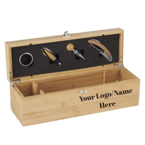 Bamboo Wine Case Set