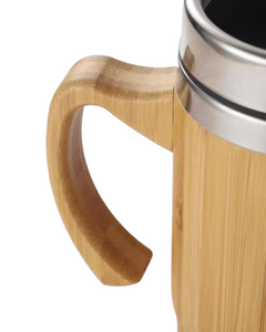 Bamboo Coffee Mug with Handle 450ML
