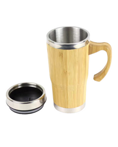 Bamboo Coffee Mug with Handle 450ML