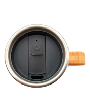 Load image into Gallery viewer, Bamboo Coffee Mug with Handle 450ML
