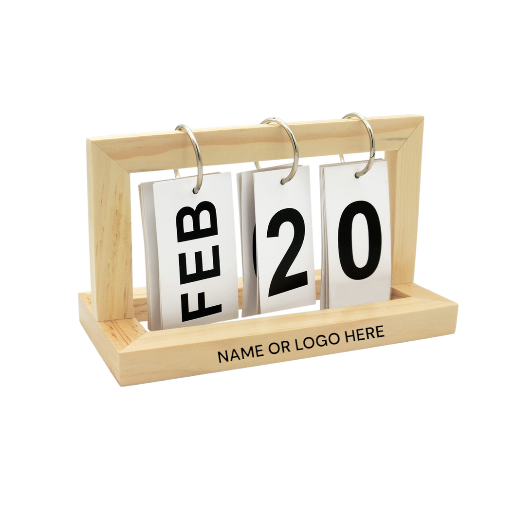 Nordic Style Wooden Home Office Calendar