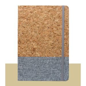 Eco Friendly Cork Fabric Notebook with Stylus Bamboo Accent Pen