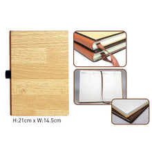 Load image into Gallery viewer, Bamboo Notebook with Pen &amp; Gift Box
