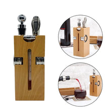 Load image into Gallery viewer, 6in1 Bamboo Wine Block Wine Tools Set
