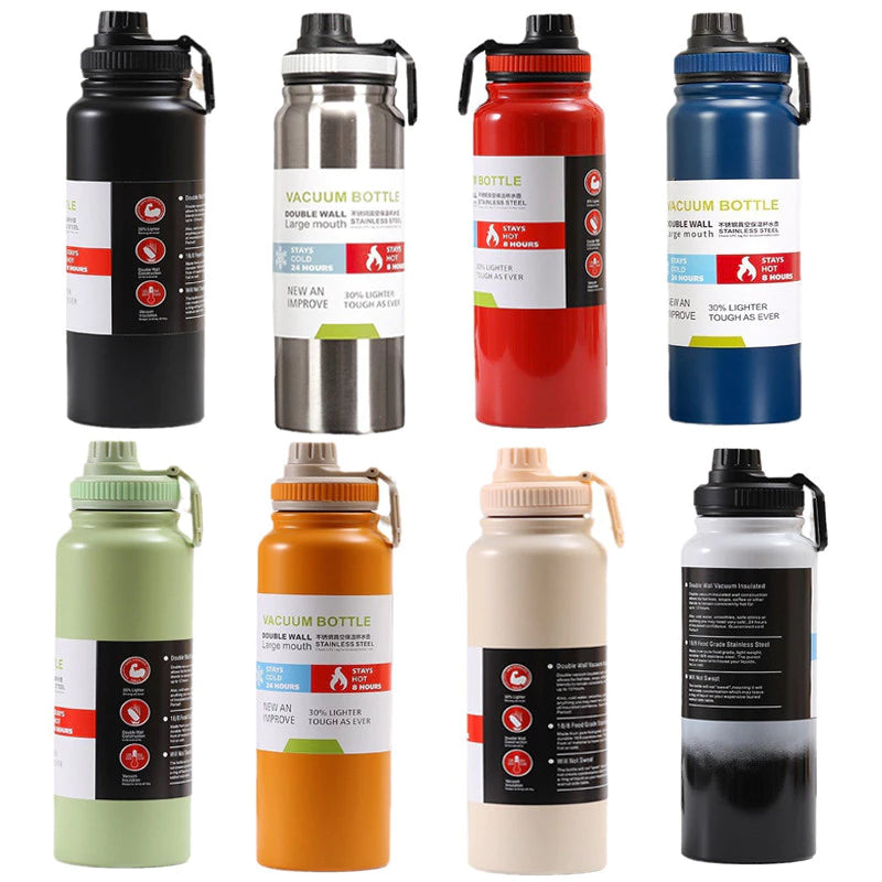 Tumbler with Spout Lid Hot & Cold Stainless Steel Thermos
