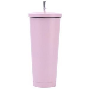 Stainless Steel Vacuum Cup Coffee Mug Tumbler (750mll)- Pink